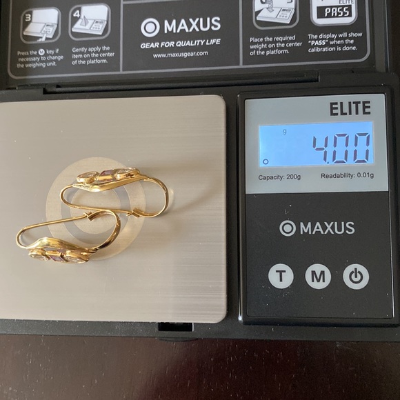 18 kt. Italian gold earrings - Picture 4 of 4